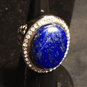 Lapis Lazuli Austrian Crystal